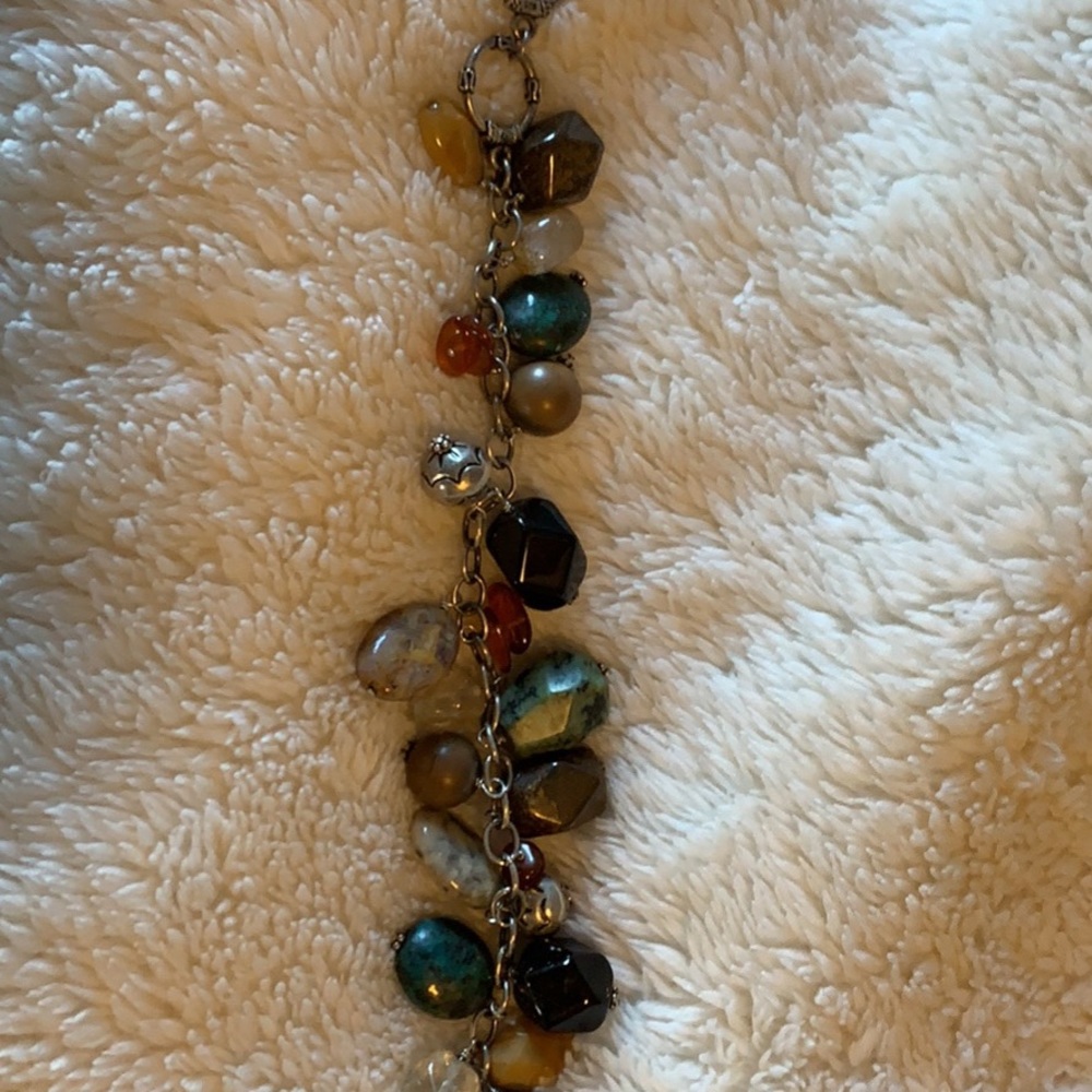 Silpada stone charm style bracelet